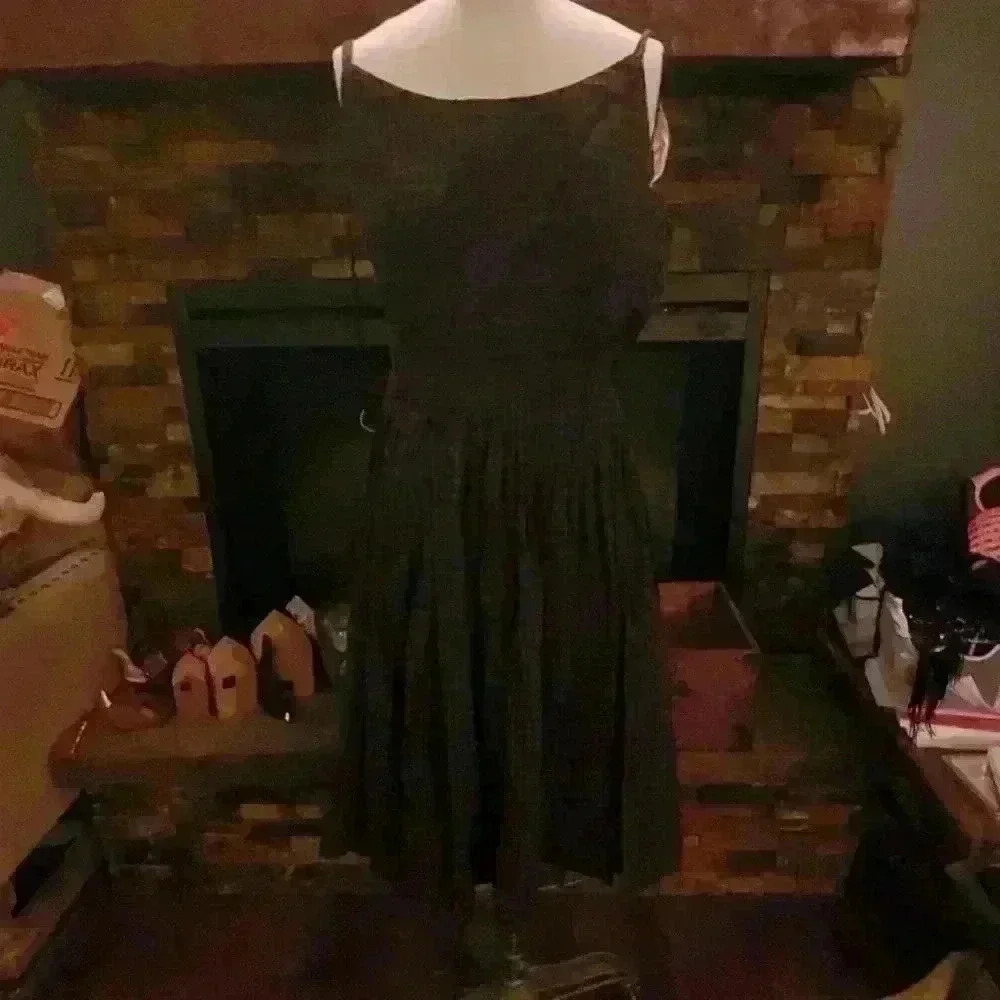 1940s plaid day dress
